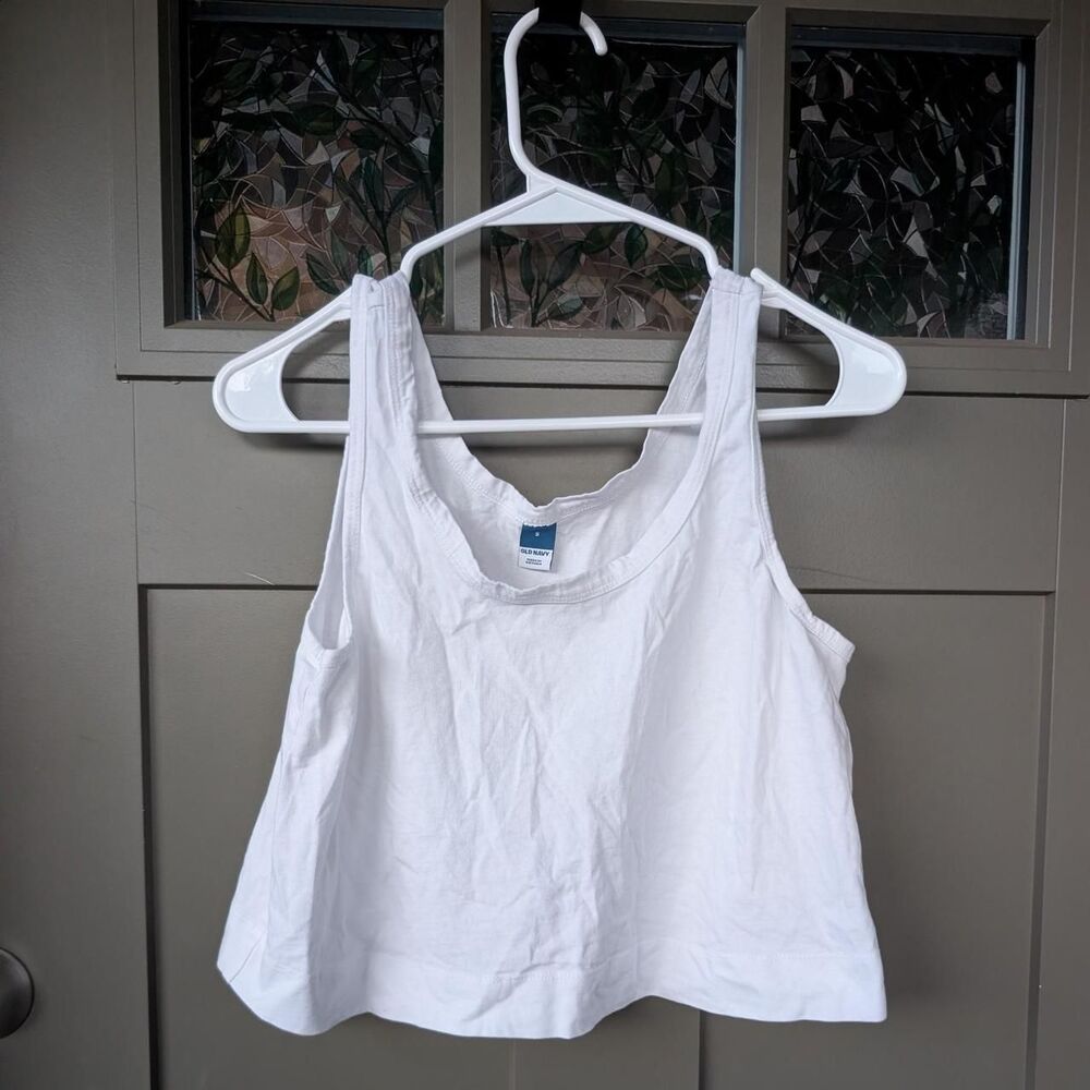 Old-navy Women's White Crop-top